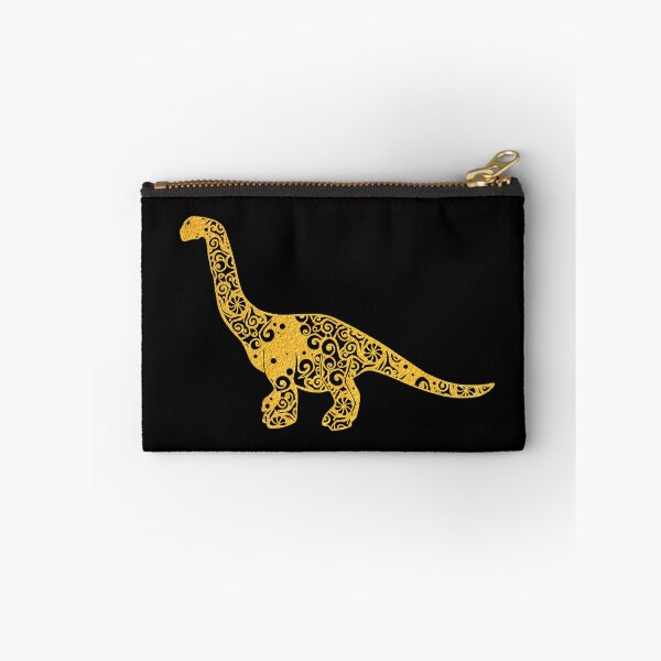 Item preview, Brontosaur Bronto Long Neck Dinosaur Gold Papercut Mandala Art designed and sold by hign.