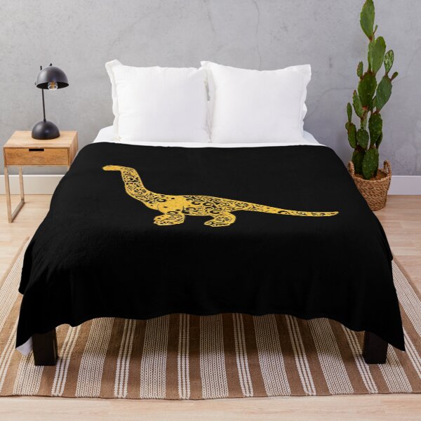 Item preview, Brontosaur Bronto Long Neck Dinosaur Gold Papercut Mandala Art designed and sold by hign.