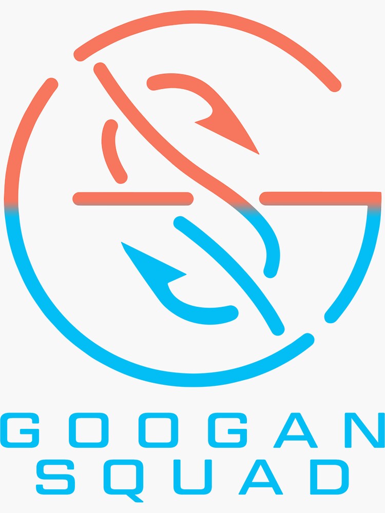 Googan Squad Merch Sunset Fisherman Shirt Sticker for Sale by