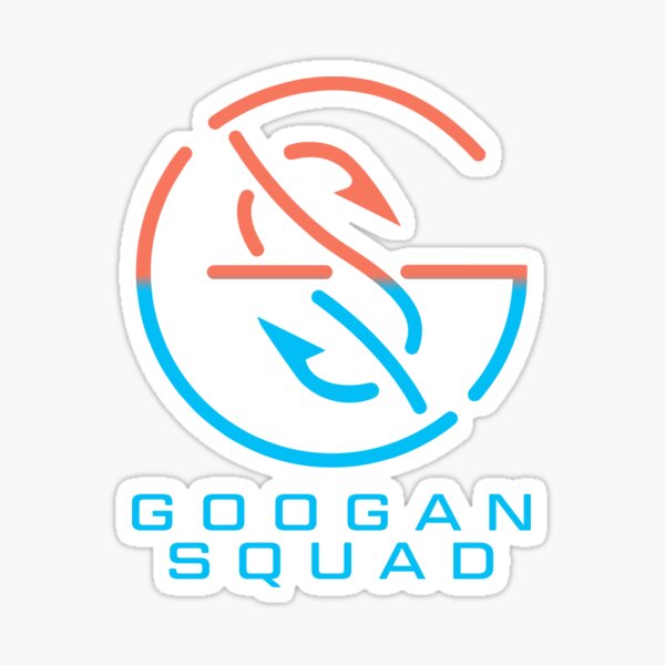 Googan Squad Merch Sunset Fisherman Shirt Sticker for Sale by betholivekn