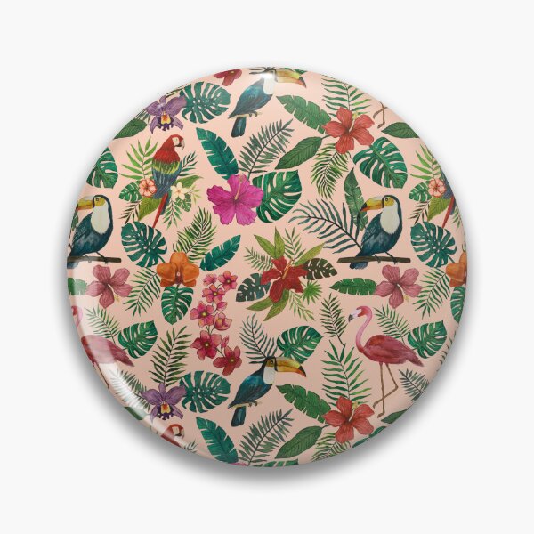 Item preview, Tropical Bird Pattern designed and sold by Lauren Ullrich.