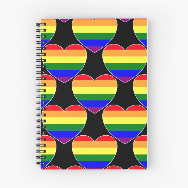 Item preview, Pride Hearts - Classic Rainbow designed and sold by DoubleJDoodles.
