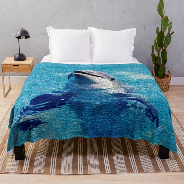 Item preview, Dolphin Laughing in pool designed and sold by friendlyfauna.
