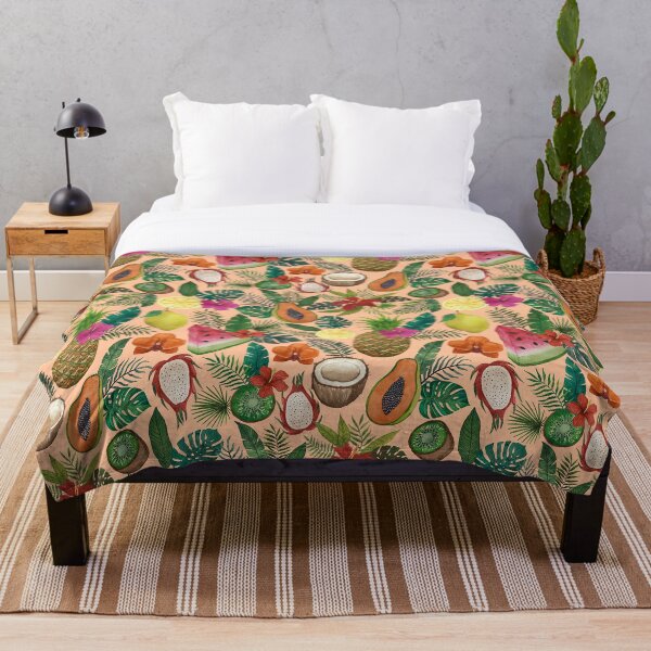 Item preview, Tropical Fruit and Flowers Pattern designed and sold by Lauren Ullrich.