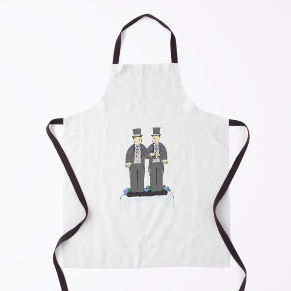 Item preview, Gay Male Wedding Two Grooms in Top Hats and Tails designed and sold by KateTaylor.