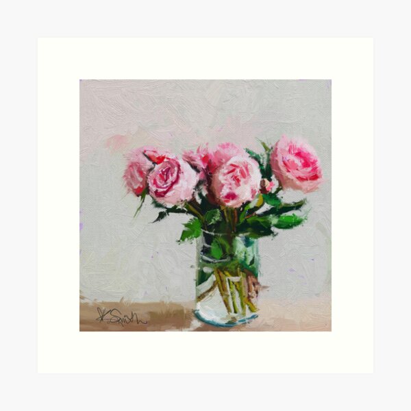 Item preview, Peony Beauties  - digital oil painting designed and sold by Kayli Smith.
