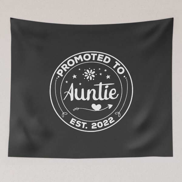 Item preview, Promoted To Auntie Est. 2022 designed and sold by Vexel Studio.
