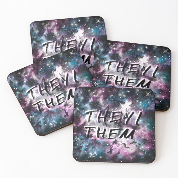 Item preview, Space Trans Pride They/Them Pronouns designed and sold by lightsfromspace.