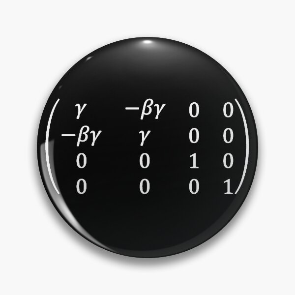 Item preview, Lorentz boost along one axis dark version designed and sold by NoetherSym.