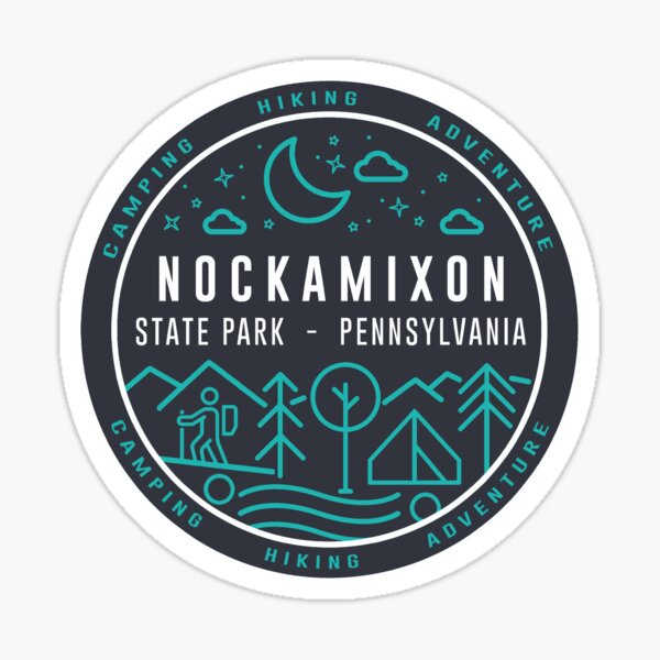 Item preview, Nockamixon State Park Hipster Logo designed and sold by VanyaKar.