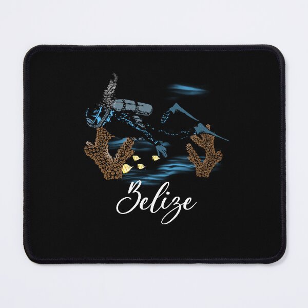 Item preview, Belize souvenir scuba diving reef design designed and sold by TipTopTapo.