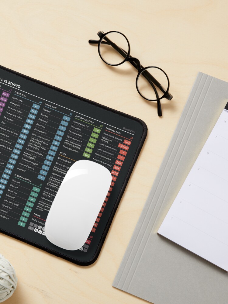 DAW Shortcuts - FL Studio (Windows) Mouse Pad for Sale by