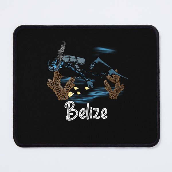 Item preview, Belize souvenir scuba diving reef design designed and sold by TipTopTapo.