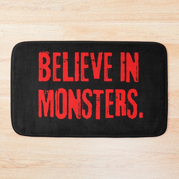Item preview, Vintage Believe in Monsters Bold Typography  designed and sold by garniturex.