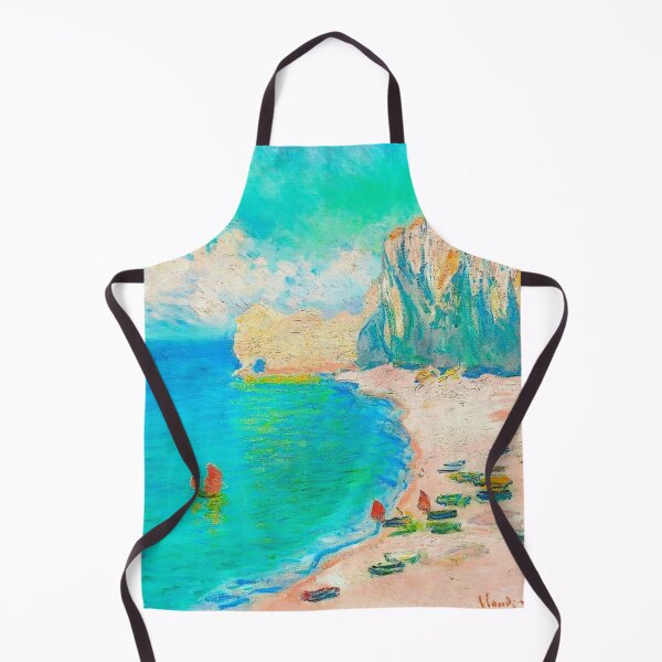 Item preview, The Beach and the Falaise d'Amont (1885) by Claude Monet designed and sold by CristalleLisa.
