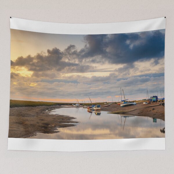 Item preview, Evening Light over the River Glaven at Blakeney, Norfolk designed and sold by Graham Prentice.