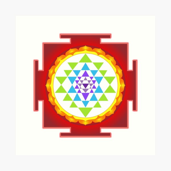 Item preview, Sri Yantra Mandala for Meditation designed and sold by PixDezines.