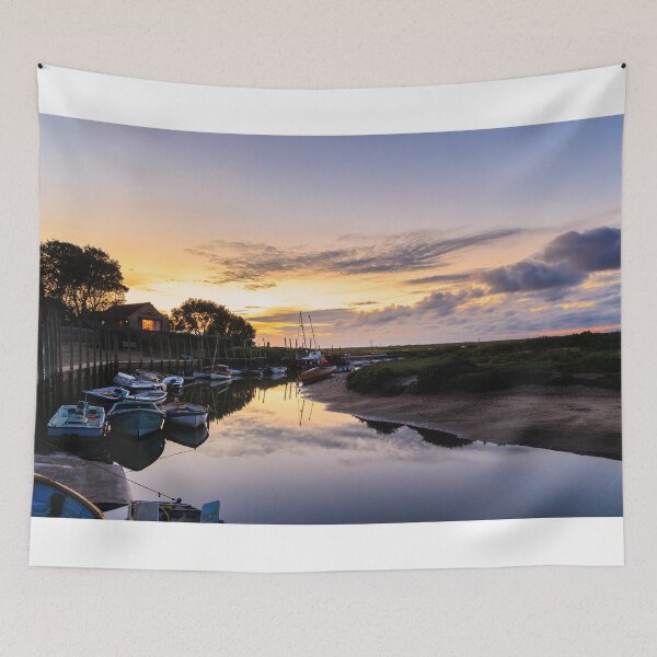 Item preview, River Glaven at Blakeney Quay at Sunset designed and sold by Graham Prentice.