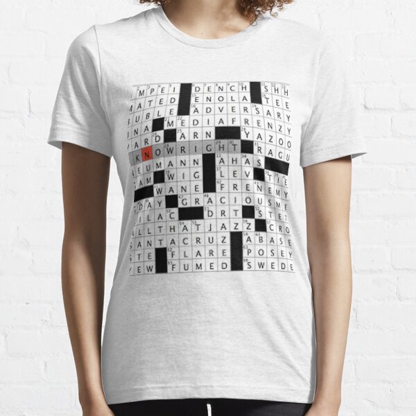 stuffed crossword clue Essential T-Shirt for Sale by MousDesign