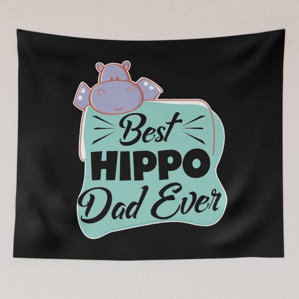Item preview, Best Hippo Dad Ever designed and sold by UnknownArtistt.
