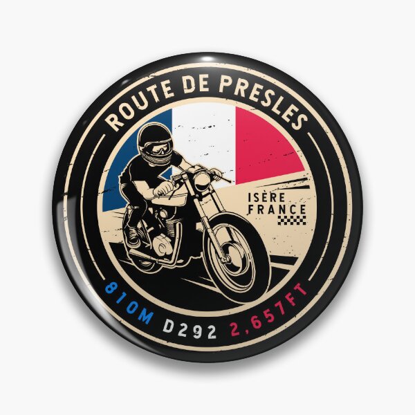 Item preview, Route de Presles | Isère | Motorcycle designed and sold by KrisSidDesigns.