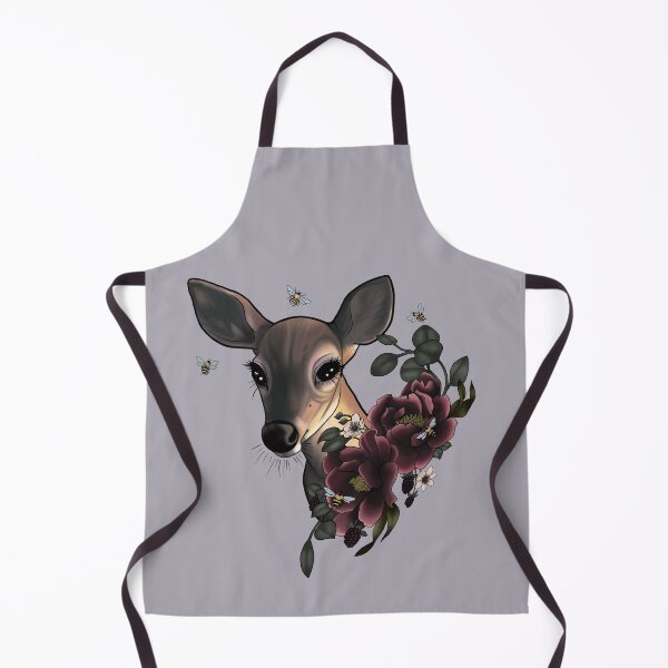 Item preview, Doe and Peonies designed and sold by Laura Horrorshow.
