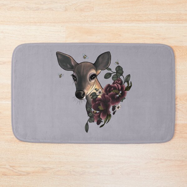 Item preview, Doe and Peonies designed and sold by Laura Horrorshow.