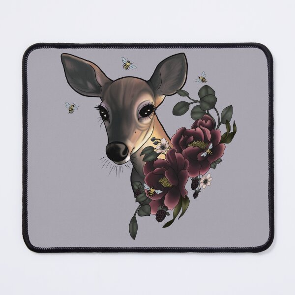 Item preview, Doe and Peonies designed and sold by Laura Horrorshow.