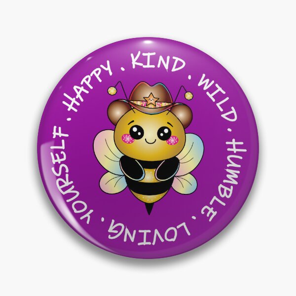 Item preview, bee happy kind wild humble yourself loving, cute bee designed and sold by XXgooddeedXX.