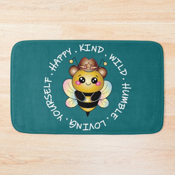 Item preview, bee happy kind wild humble yourself loving, cute bee designed and sold by XXgooddeedXX.