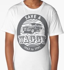 Save A Waggy Gray Long T-Shirt