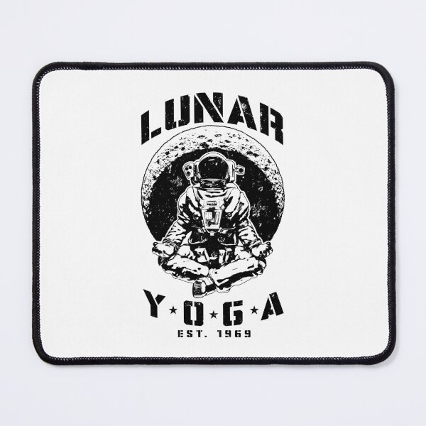 Item preview, Lunar Yoga Astronaut Crescent Moon Space Science Meditation designed and sold by GrandeDuc.