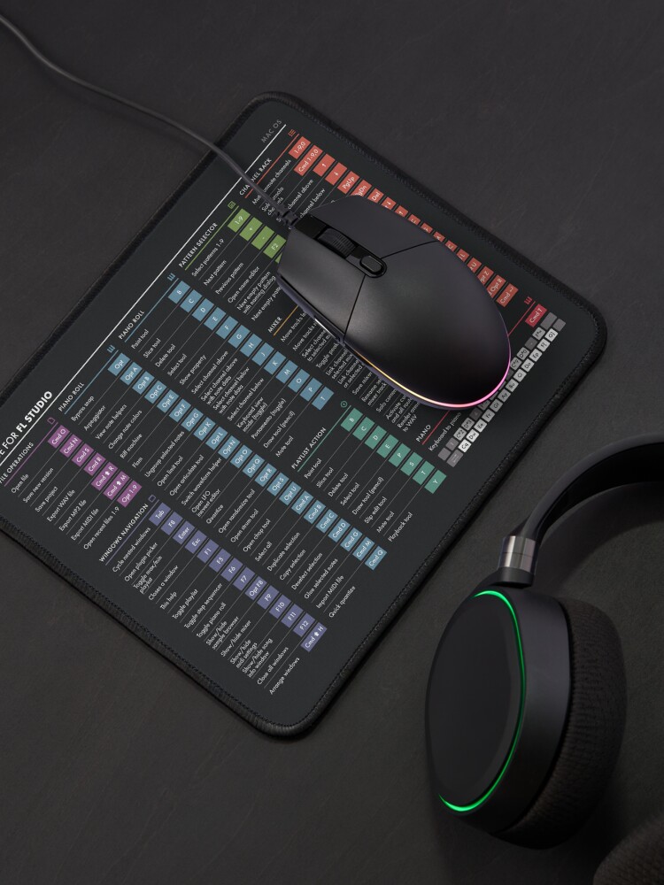 DAW Shortcuts - FL Studio (Mac) Mouse Pad for Sale by pennyandhorse