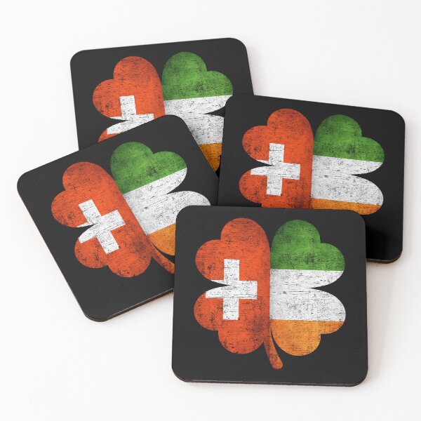 Item preview, Swiss Irish Shamrock Switzerland Ireland St designed and sold by Congquoc90.