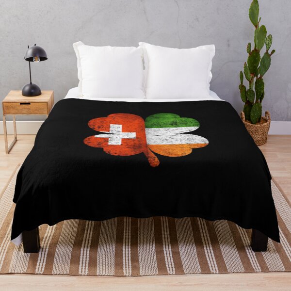 Item preview, Swiss Irish Shamrock Switzerland Ireland St designed and sold by Congquoc90.