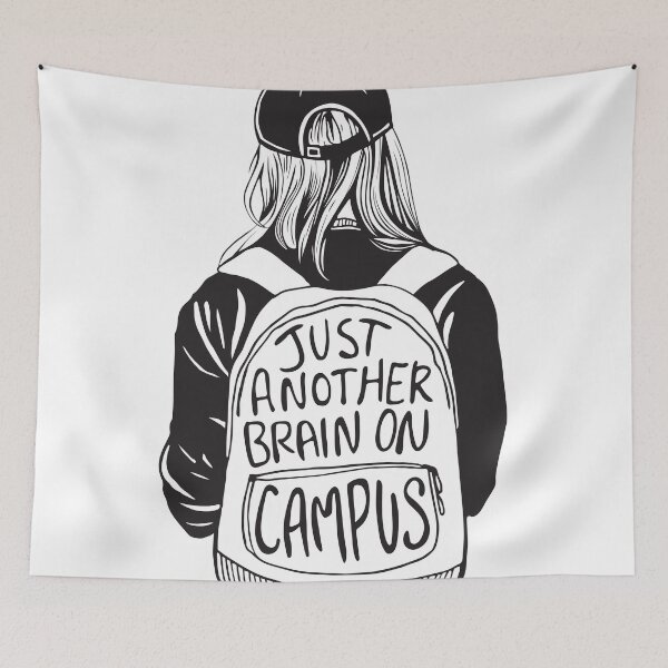 Item preview, Just Another Brain on Campus designed and sold by RebekahLynne.
