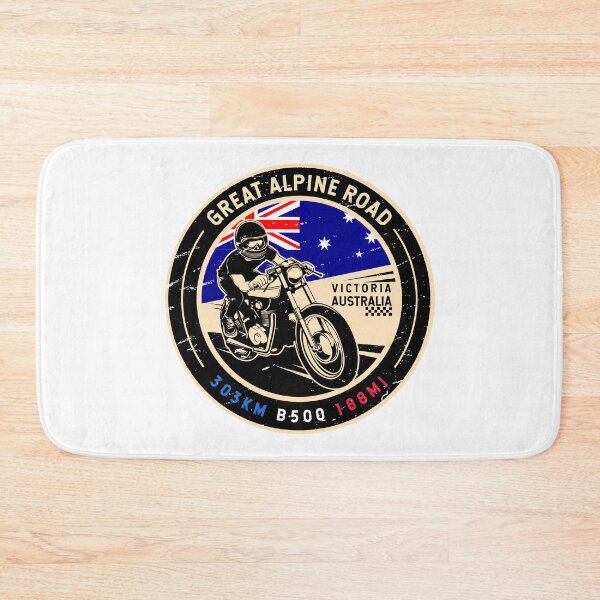 Item preview, Great Alpine Road | Australia | Motorcycle designed and sold by KrisSidDesigns.