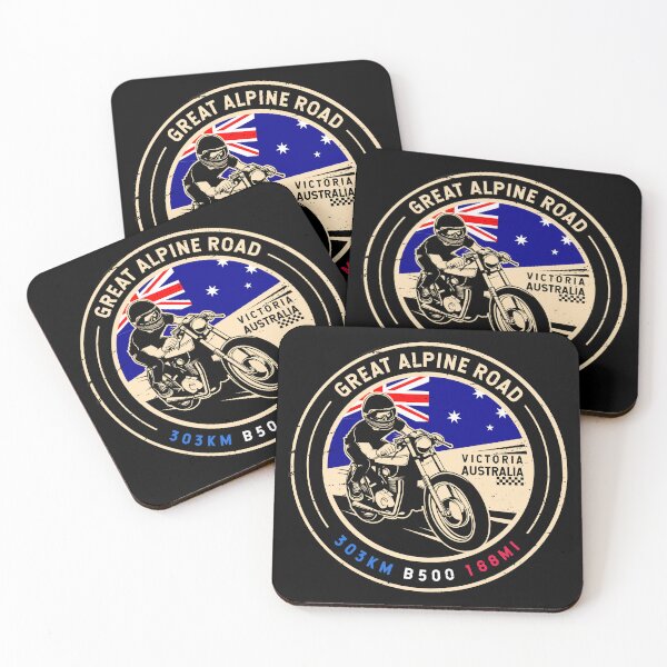 Item preview, Great Alpine Road | Australia | Motorcycle designed and sold by KrisSidDesigns.