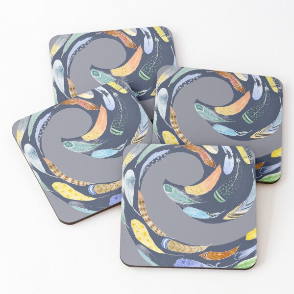 Item preview, A wave of feathers designed and sold by LizzyLimeEye.
