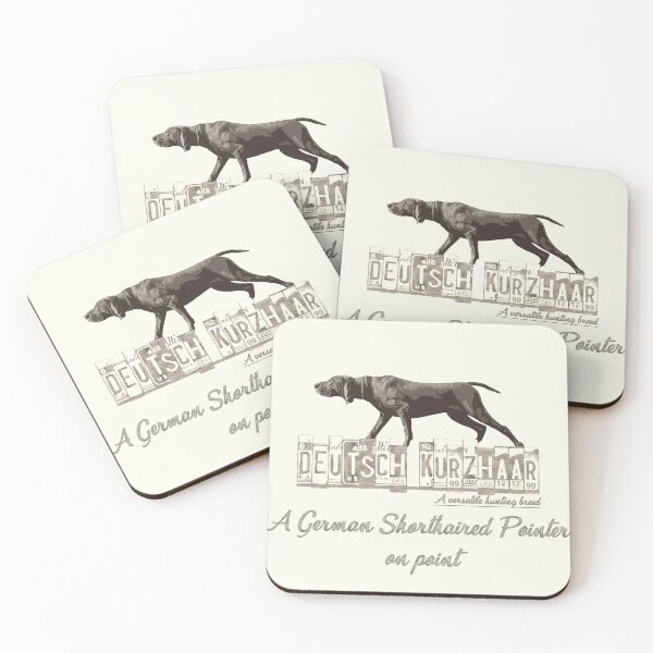 Item preview, A German Shorthaired Pointer on point designed and sold by TammyHunterArt.