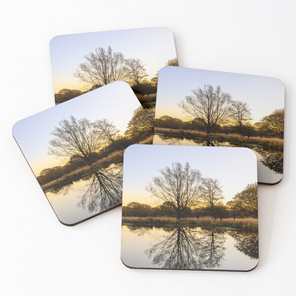 Item preview, Richmond Park Sunrise Over White Ash Pond designed and sold by Graham Prentice.