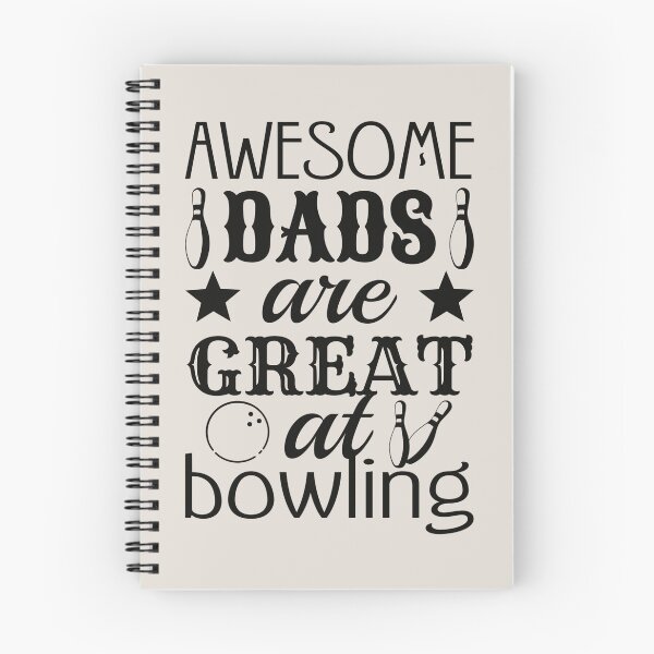 Item preview, Black Text Awesome Dads Are Great At Bowling, Great Design For Cool Dads, Perfect For Father's Day designed and sold by TrulyEpoque.