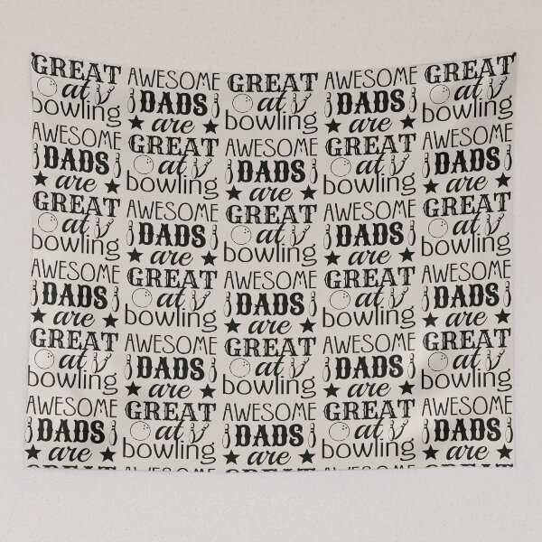 Item preview, Black Text Awesome Dads Are Great At Bowling, Great Design For Cool Dads, Perfect For Father's Day designed and sold by TrulyEpoque.