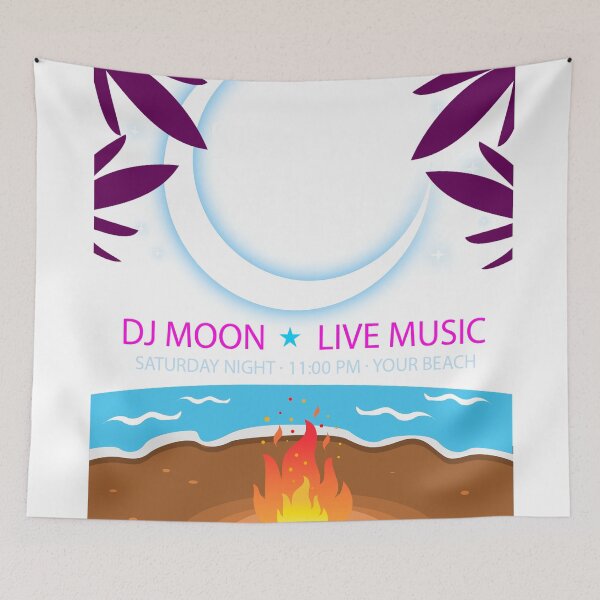 Item preview, summer moon music festival, summer music festival, designed and sold by zenger2021.