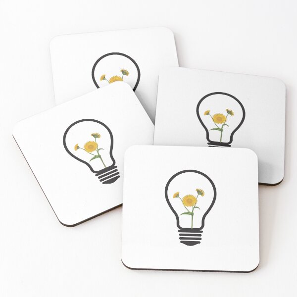 Item preview, Light Bulb With Yellow Flowers designed and sold by TrueWorth.