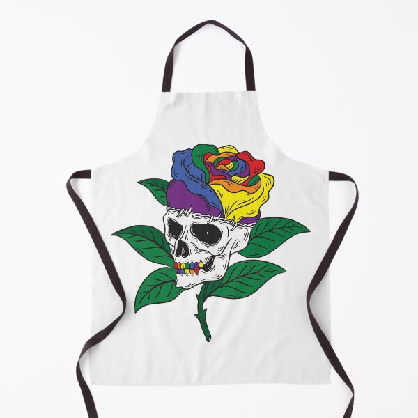 Item preview, Gay Pride Month Skull LGBT Rose Funny LGBT Gifts For Besties Men Women designed and sold by Unicorny-Design.