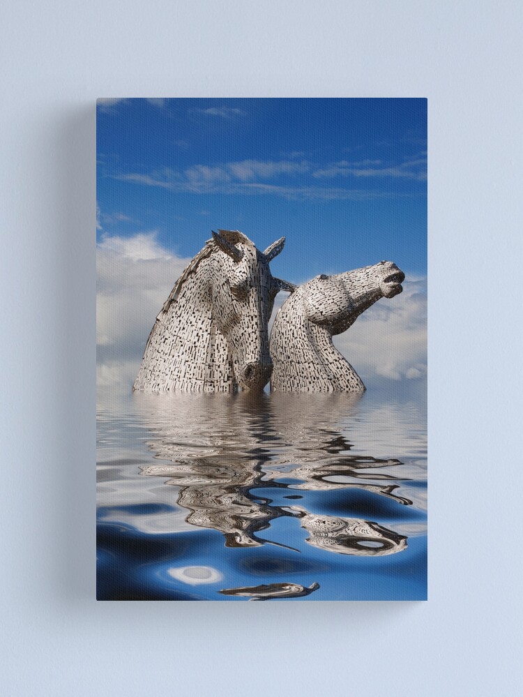 Alternate view of Falkirk Kelpies Canvas Print