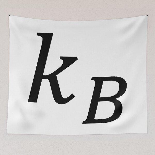 Item preview, Boltzmann constant designed and sold by NoetherSym.
