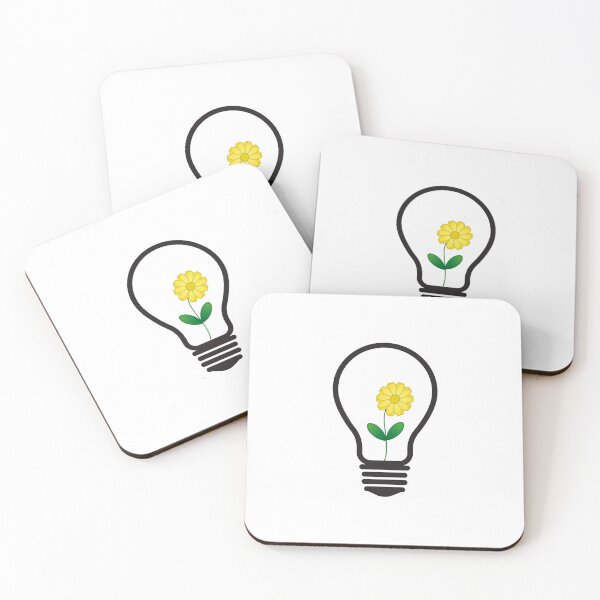 Item preview, Light Bulb With Yellow Flowers designed and sold by TrueWorth.
