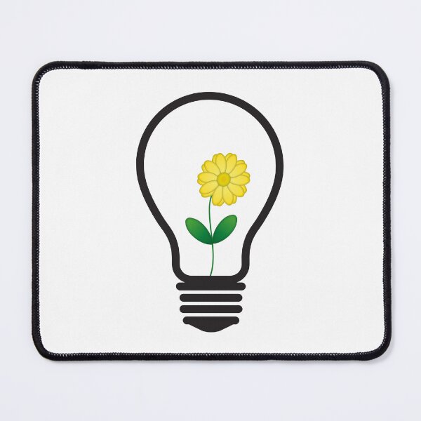 Item preview, Light Bulb With Yellow Flowers designed and sold by TrueWorth.